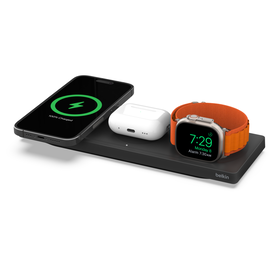 3-in-1 Wireless Charging Pad with Official MagSafe Charging 15W
